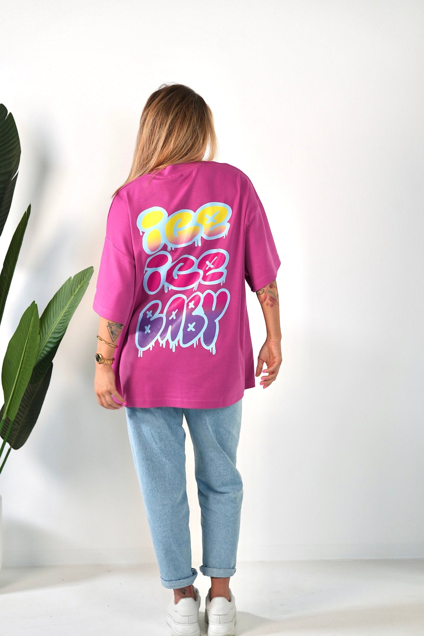 D.N.A Unisex Oversize Tričko ICE CREAM