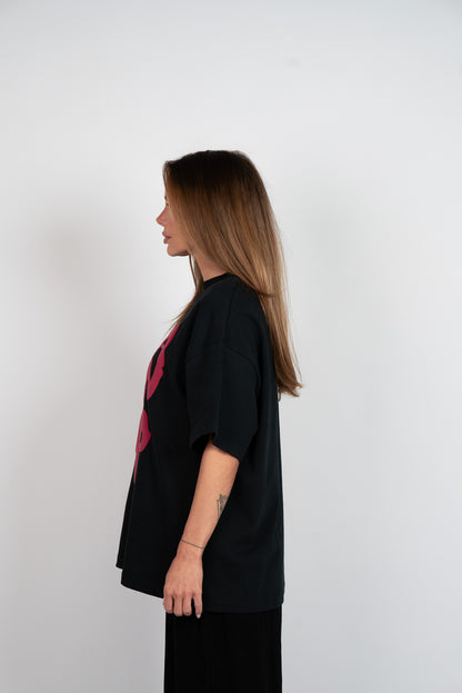 D.N.A Oversize Tričko PUFF Black