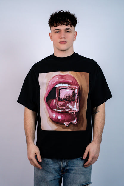 D.N.A Tričko ICE KISS BLACK