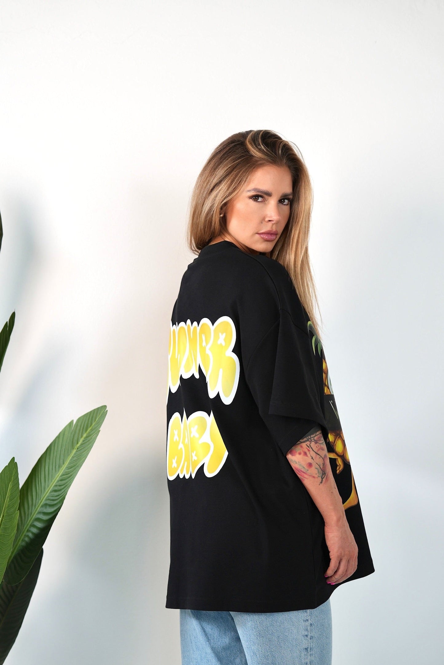 D.N.A Unisex Oversize Tričko PINEAPPLE