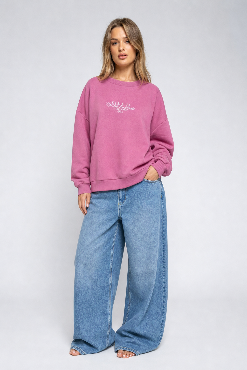 D.N.A. Identity Crewneck – PINK CHAOS