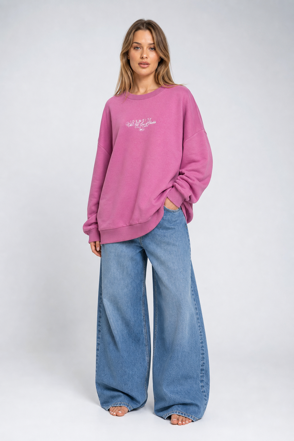D.N.A. Identity Crewneck – PINK CHAOS