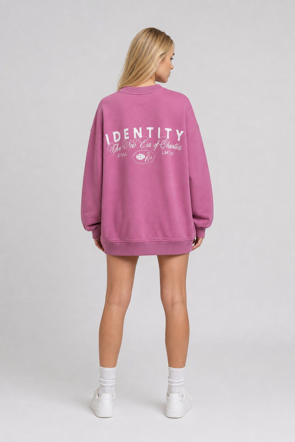 D.N.A. Identity Crewneck – PINK CHAOS
