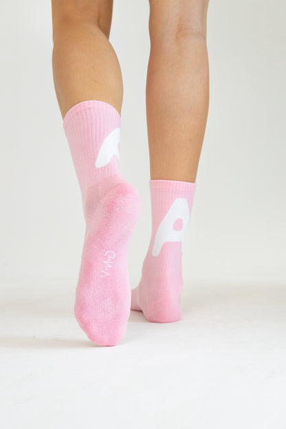 D.N.A 3/4 Froté ponožky  “Candy Pink”