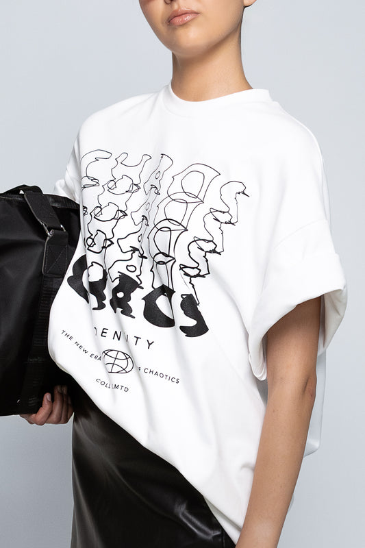 D.N.A Oversize Tričko CHAOS IDENTITY FRONT